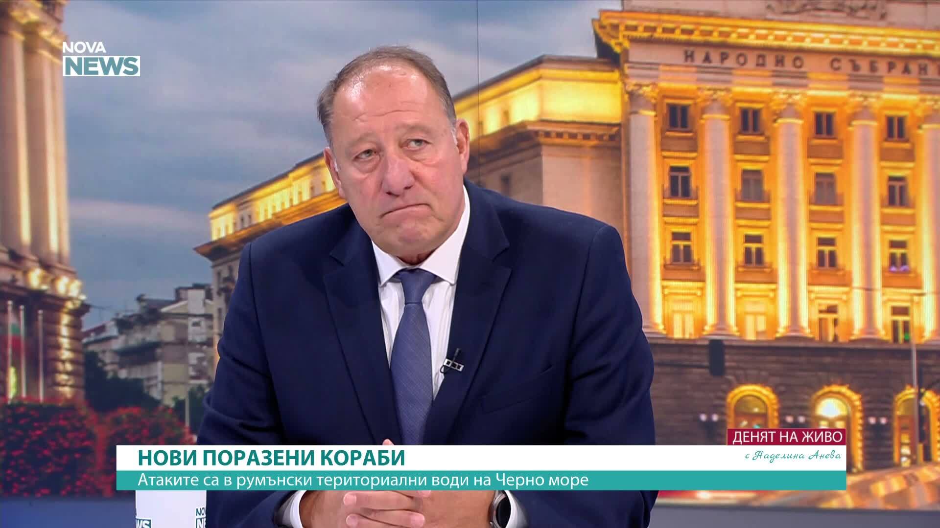 Ангел Найденов: Ударите по търговски кораби в Черно море целят да блокират украинския износ