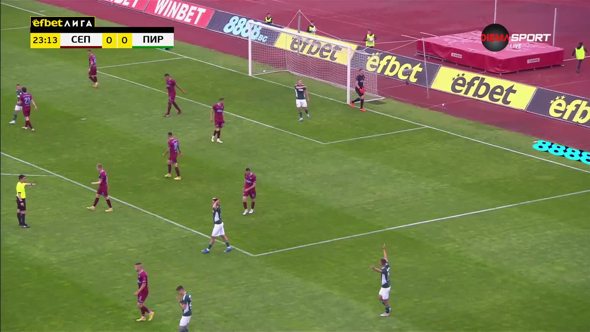 Септември - Пирин 0:0 /първо полувреме/