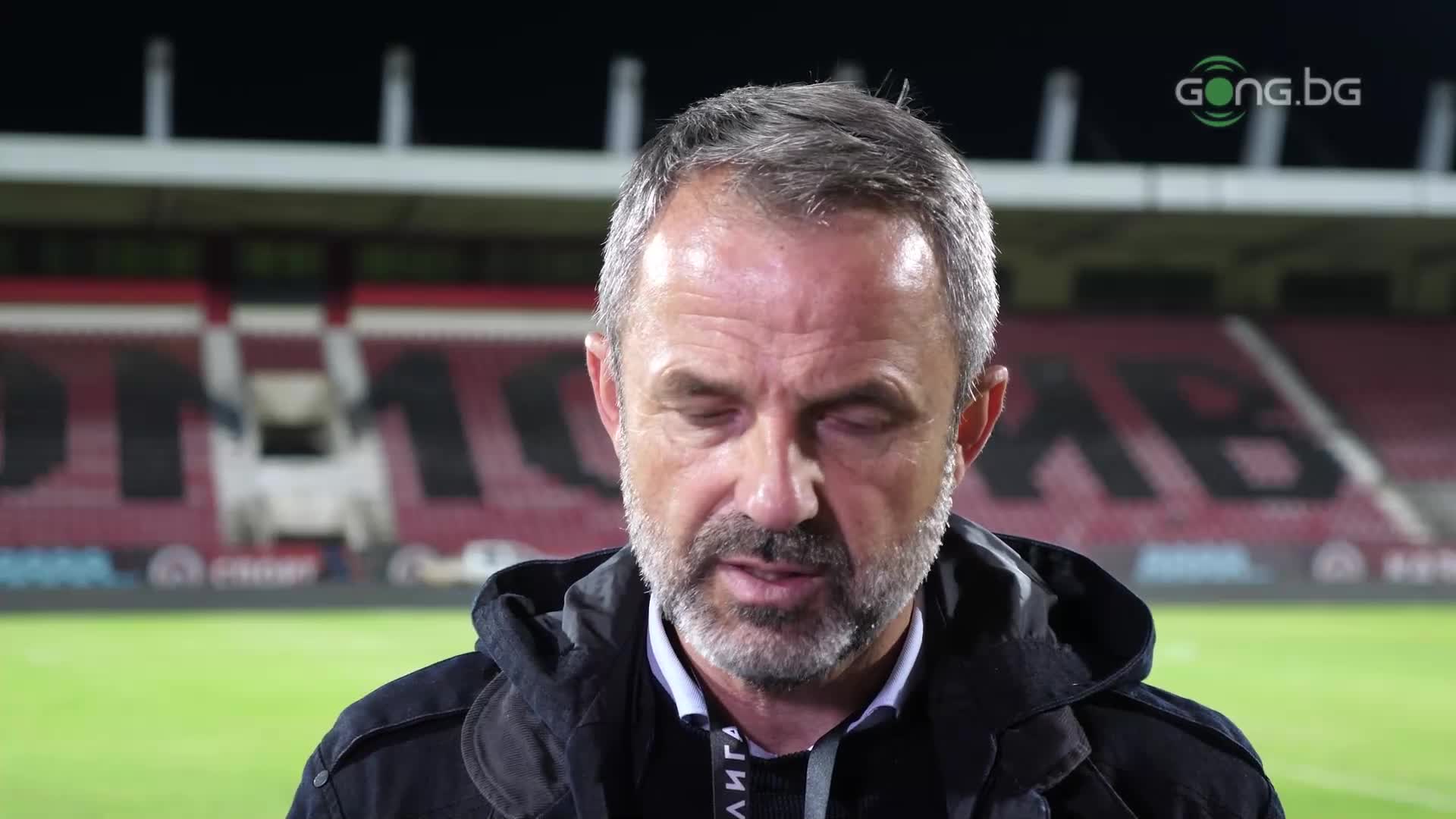 Косич: Не заслужавахме повече от точка