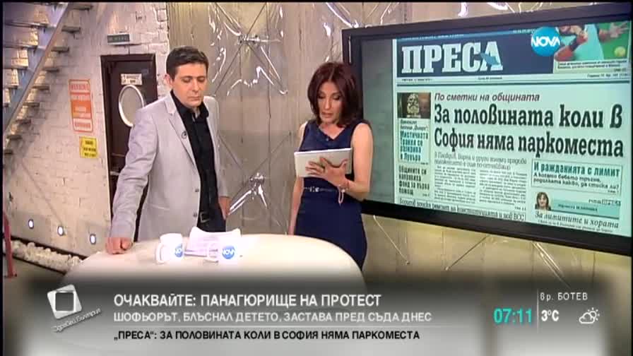 В печата: За половината коли в София няма паркоместа - 2 част