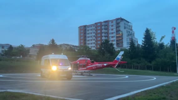 Въздушната линейка транспортира мъж от Велико Търново до София