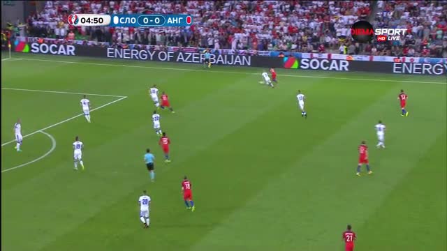 Словакия - Англия 0:0 /полувреме/