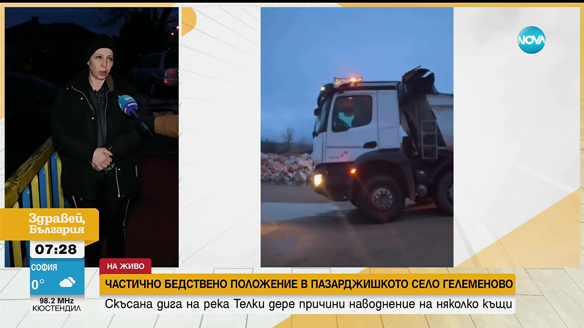 Частично бедствено положение в пазарджишкото село Гелеменово
