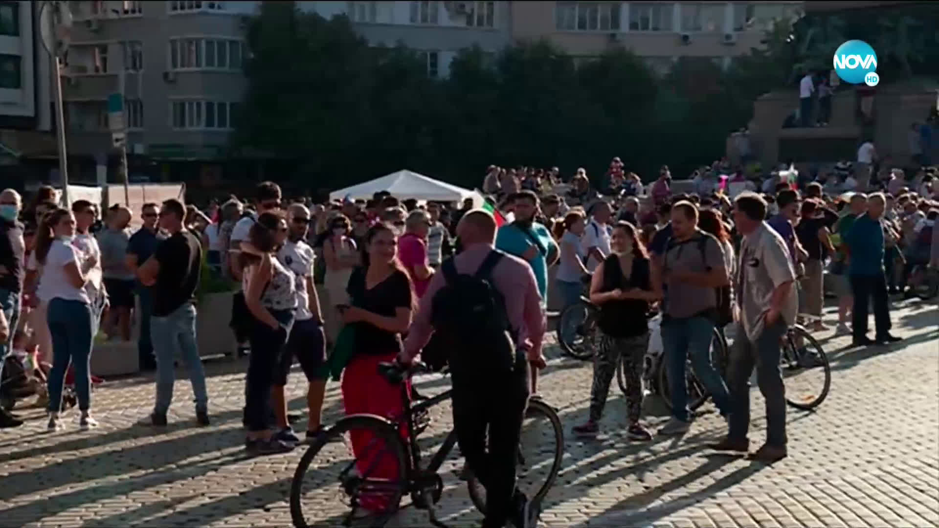 Без сериозни нарушения на реда приключи дванадесетият ден на протести в София