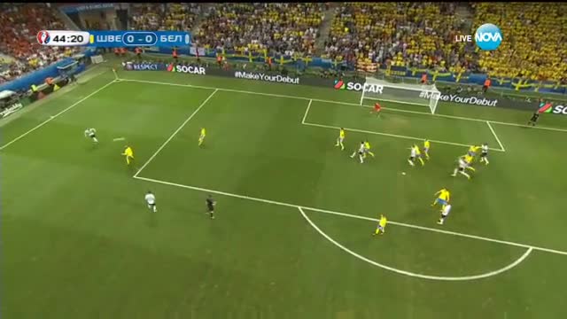 Швеция - Белгия 0:0 /първо полувреме/