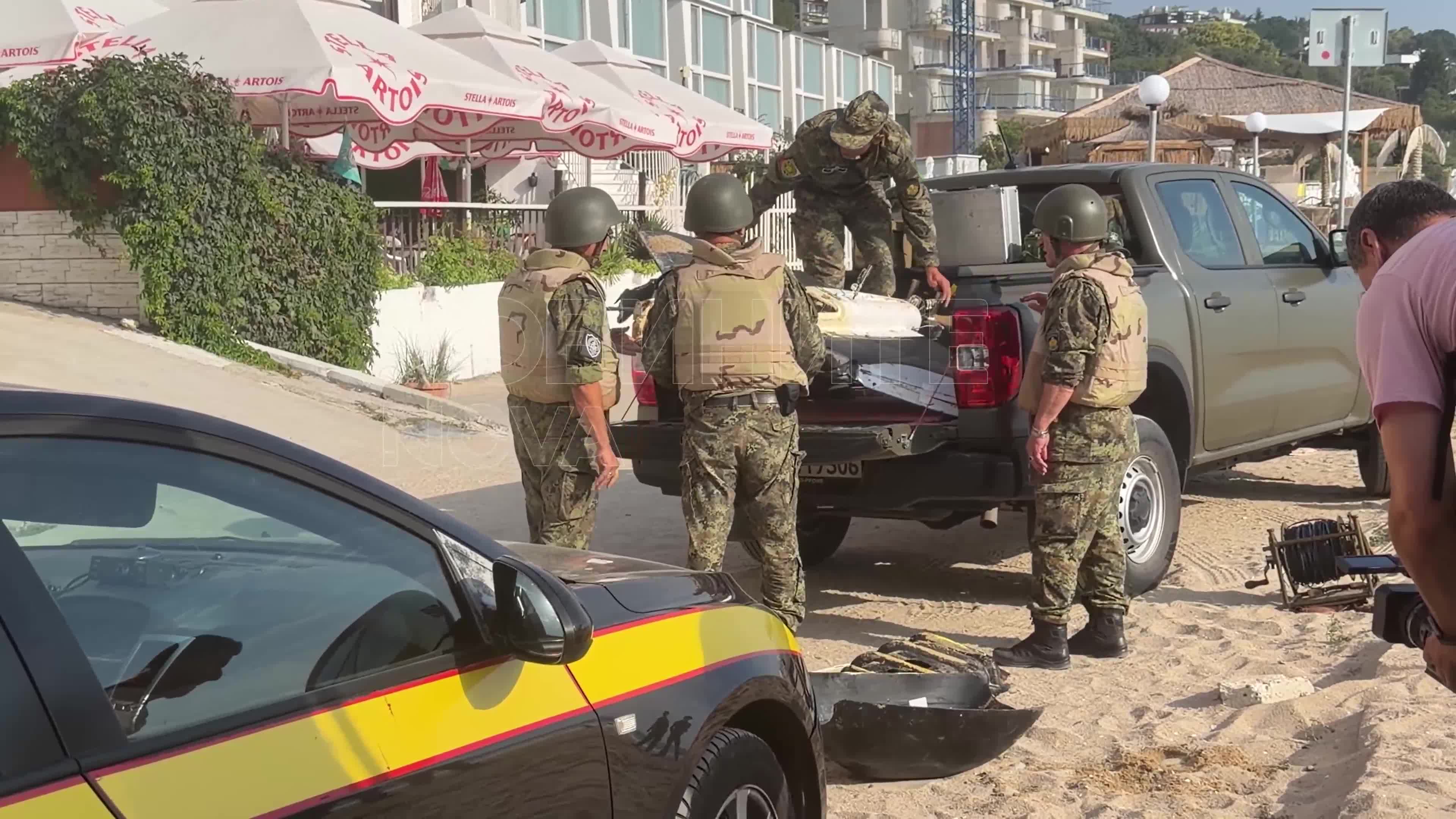Военен дрон изплува на плаж край Варна