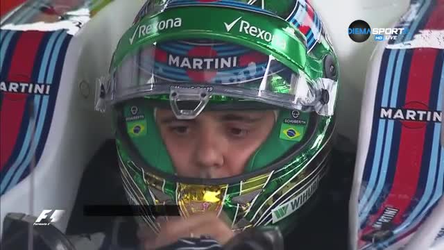Eмоциите на Маса преди старта в Гран При на Бразилия