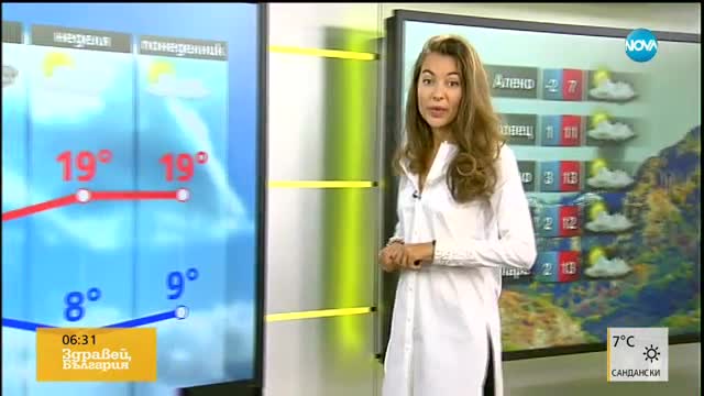 Прогноза за времето (11.10.2017 - сутрешна)