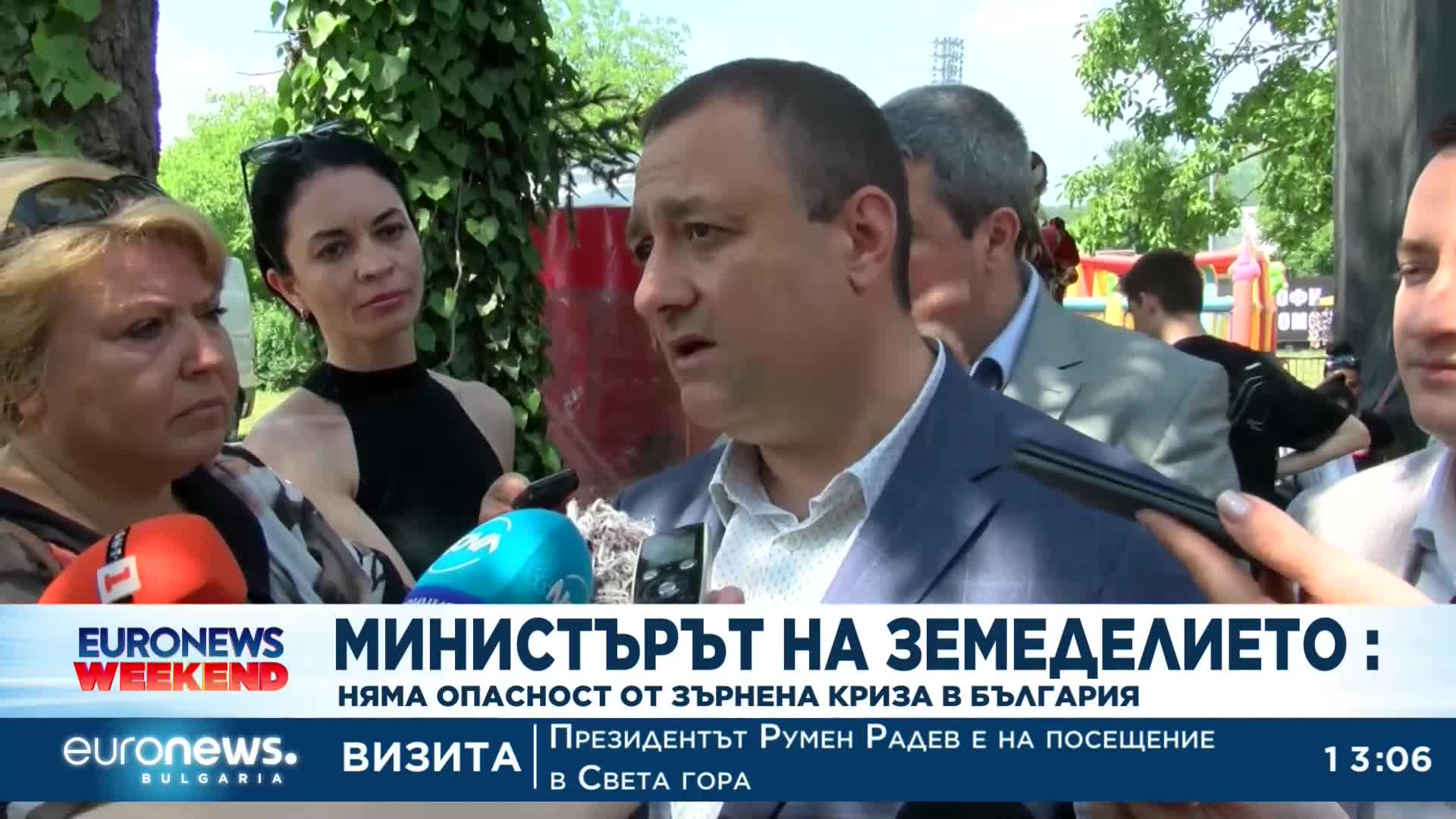 Земеделският министър: няма опасност от зърнена криза у нас