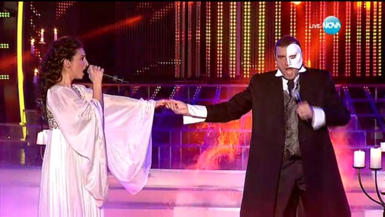 Коцето и Христиана - „Phantom of The opera” | Като две капки вода