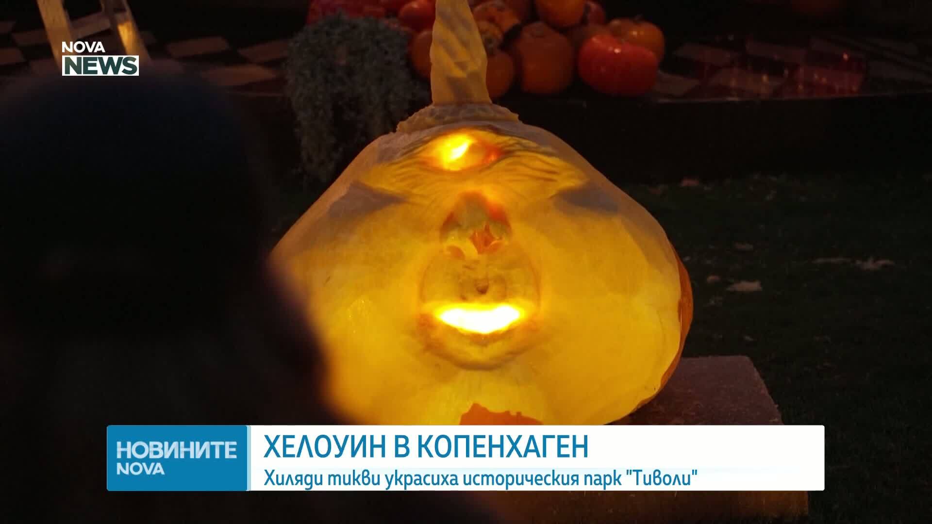 Хиляди светещи тикви озариха Копенхаген за Хелоуин