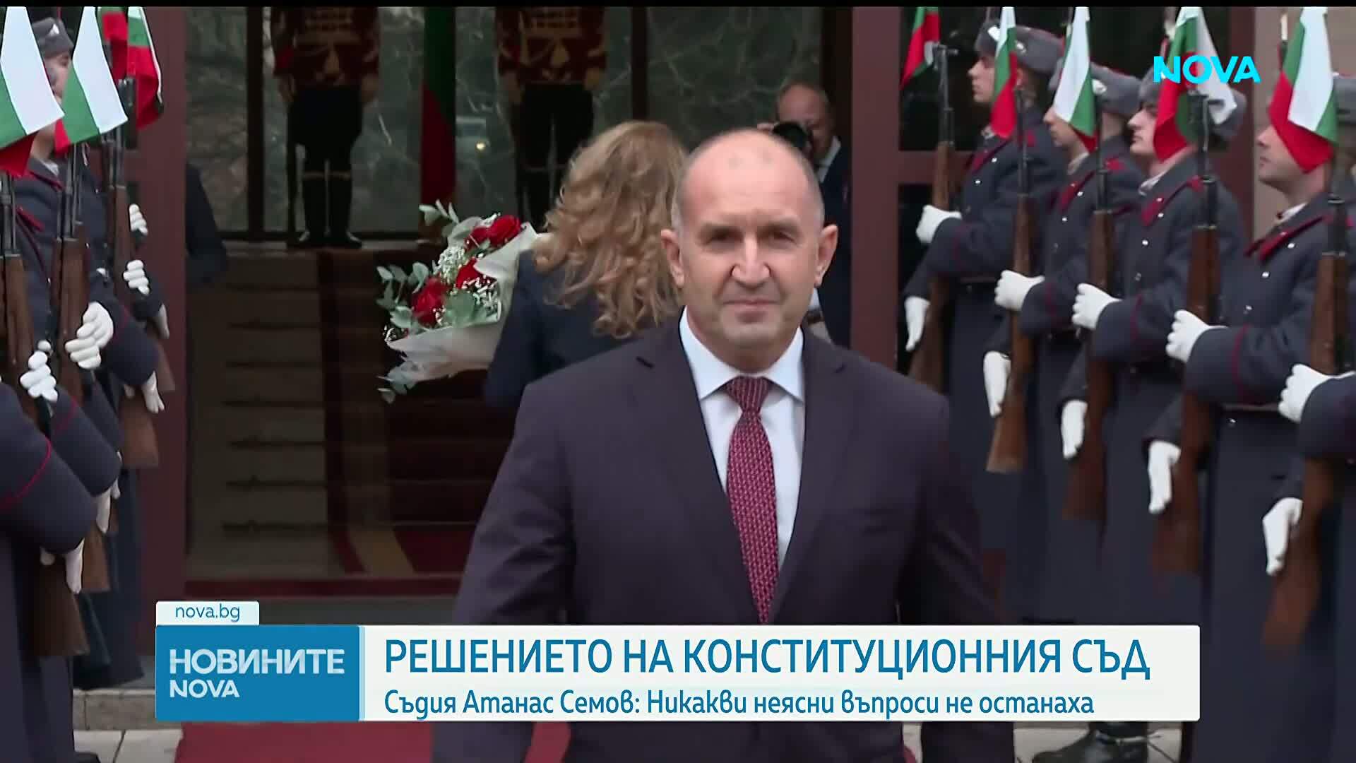 Атанас Семов: Смяната на президента с вицепрезидента беше осъществена по един напълно легитимен начин