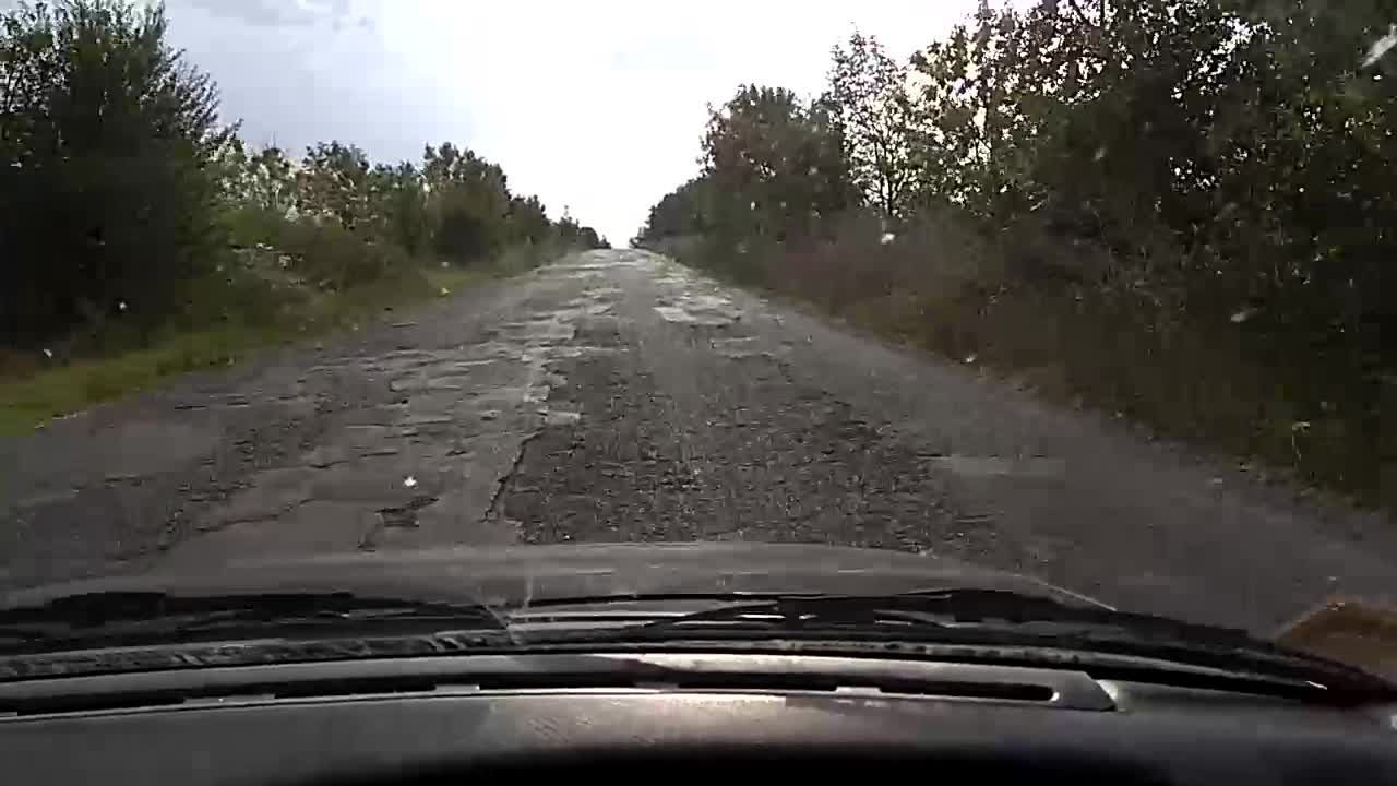 Лошо състояние на път