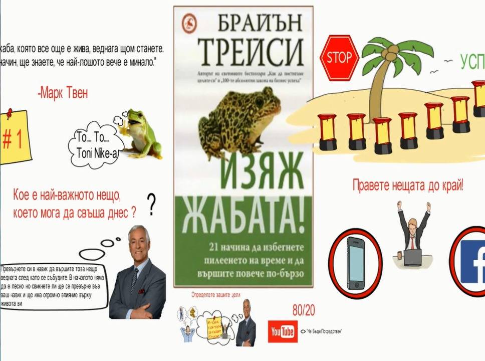 КАК ДА НЕ ПИЛЕЕМ ВРЕМЕТО СИ- Изяж Жабата от Брайън Трейси