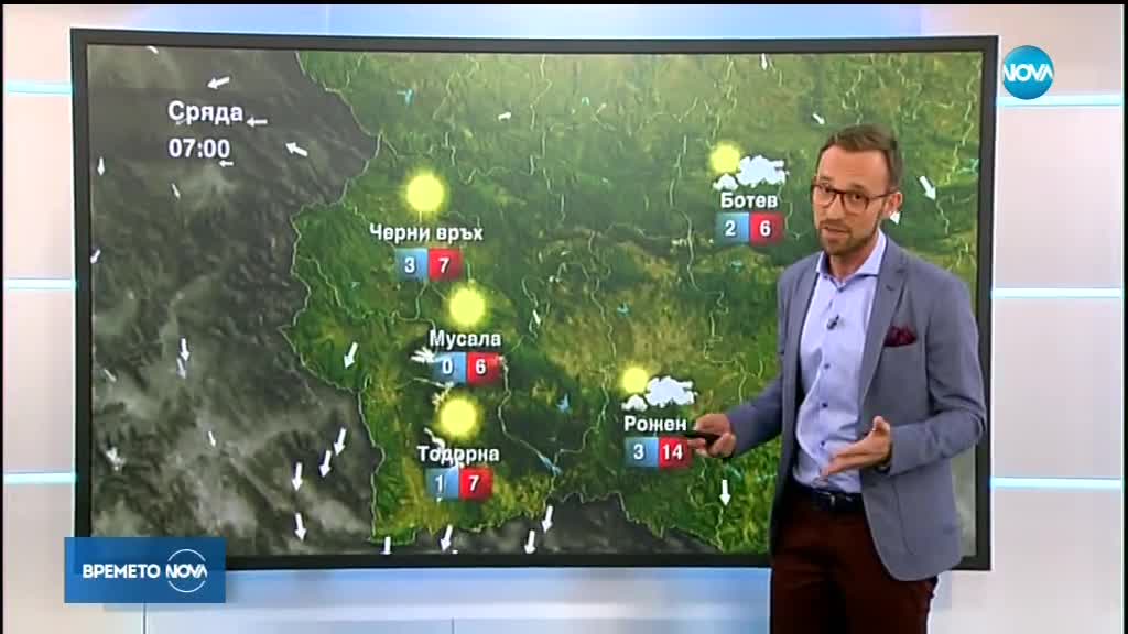 Прогноза за времето (09.10.2018 - централна емисия)