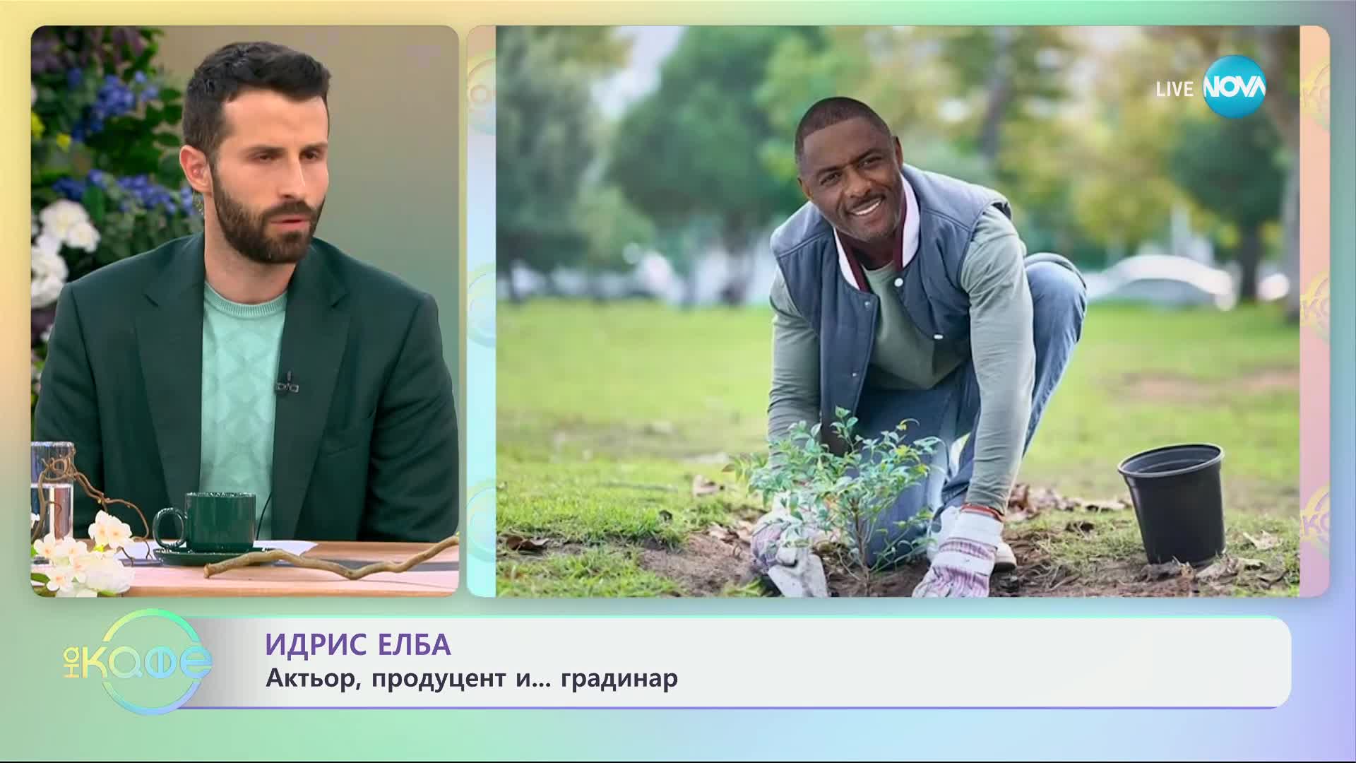 Идрис Елба - актьор, продуцент и... градинар - „На кафе“ (30.05.2024)