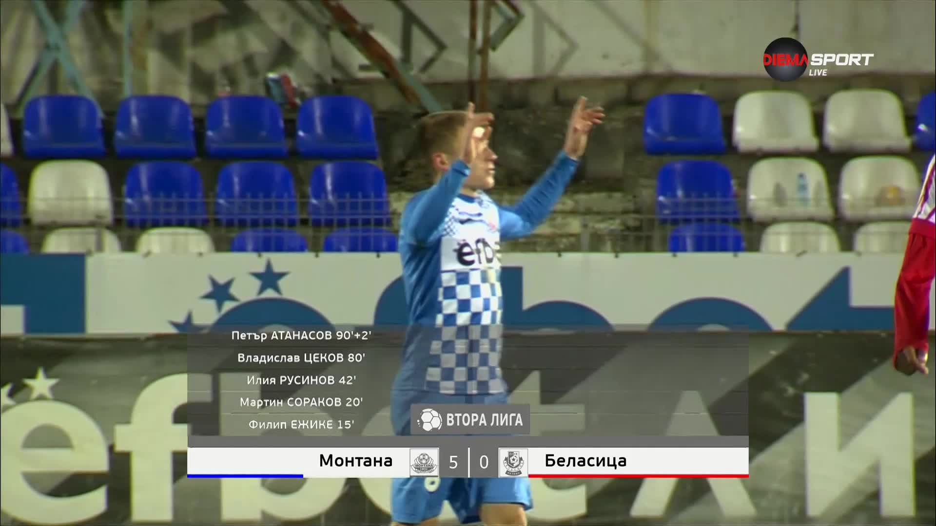 Монтана - Беласица 5:0 /репортаж/