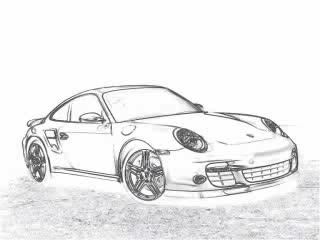 Auto Draw - Рисуване На Порше