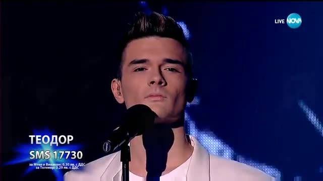 Теодор Стоянов изпълни прекрасно вечната класика Shape Of My Heart, X Factor Live (22.10.2017)