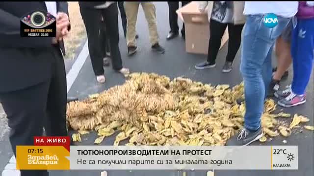 Тютюнопроизводители излизат на протест