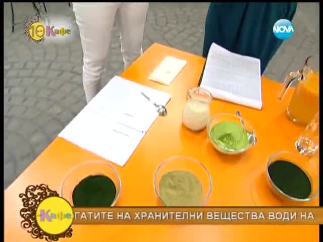Гала и доктор Папазова разказват за лечебната сила на водораслите - На кафе (10.03.2014г.)