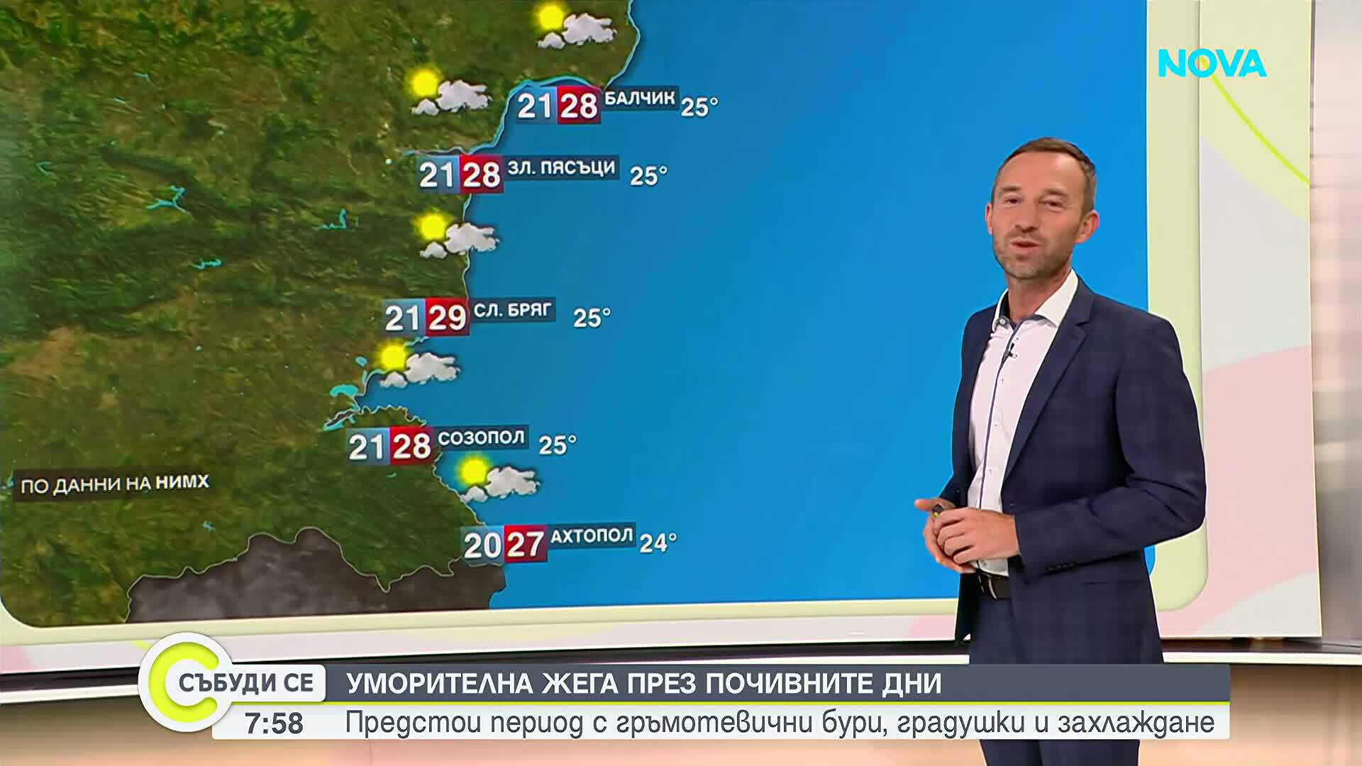 Прогноза за времето (23.08.2026 - сутрешна)