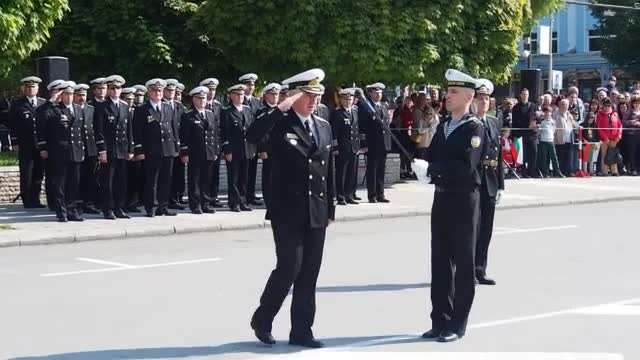 Водосвет и благославяне на бойните знамена във Варна