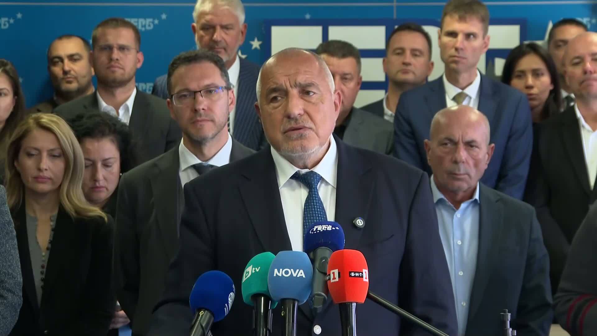 Борисов: Ако не е доминиращата партия, ГЕРБ няма повече да участва в сглобки и коалиции