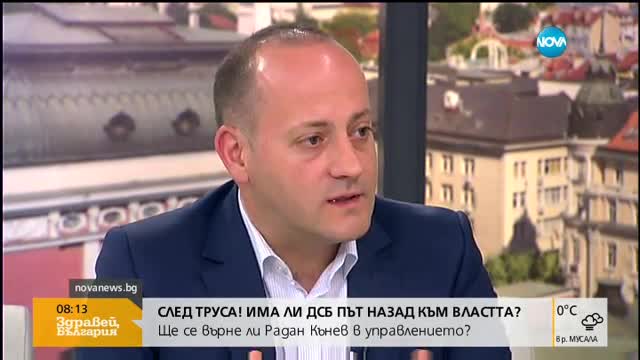 Радан Кънев: ГЕРБ живеят с плашилото БСП