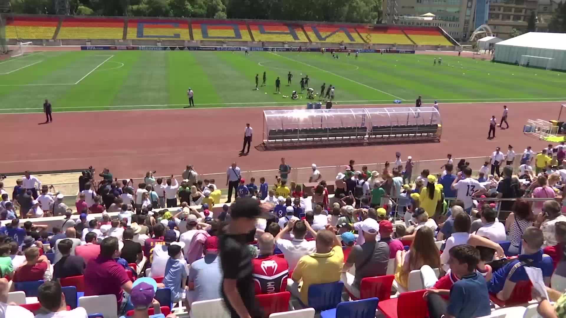 Бразилия проведе първа тренировка в Сочи