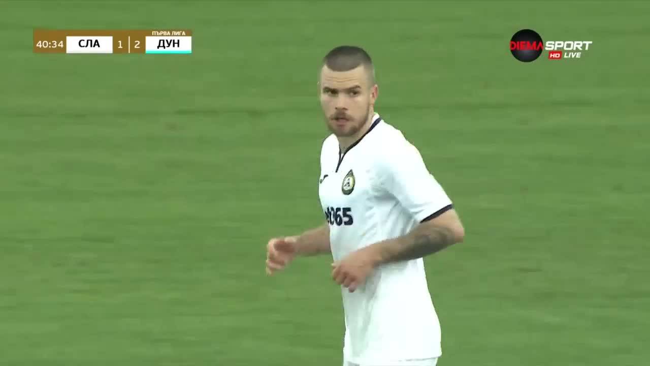 Първият гол на Радослав Кирилов срещу Дунав