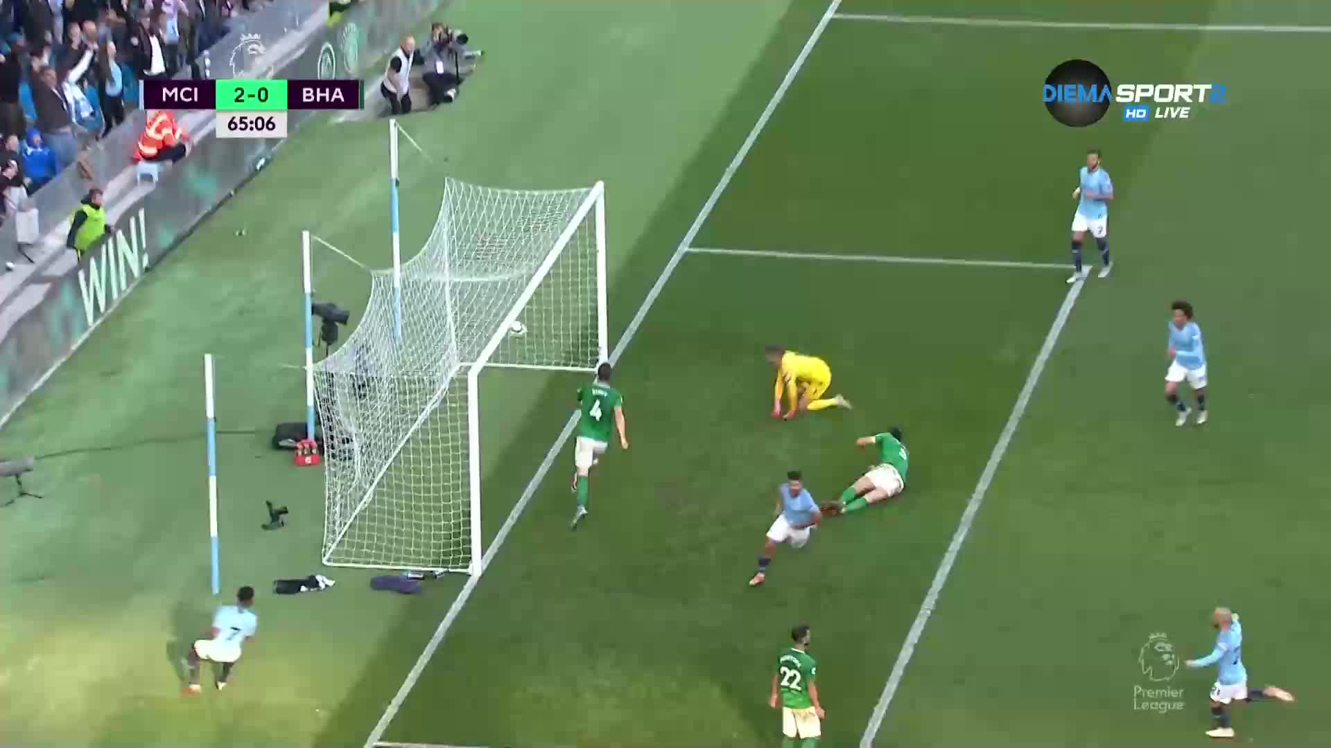Марков гол на Серхио Агуеро срещу Брайтън