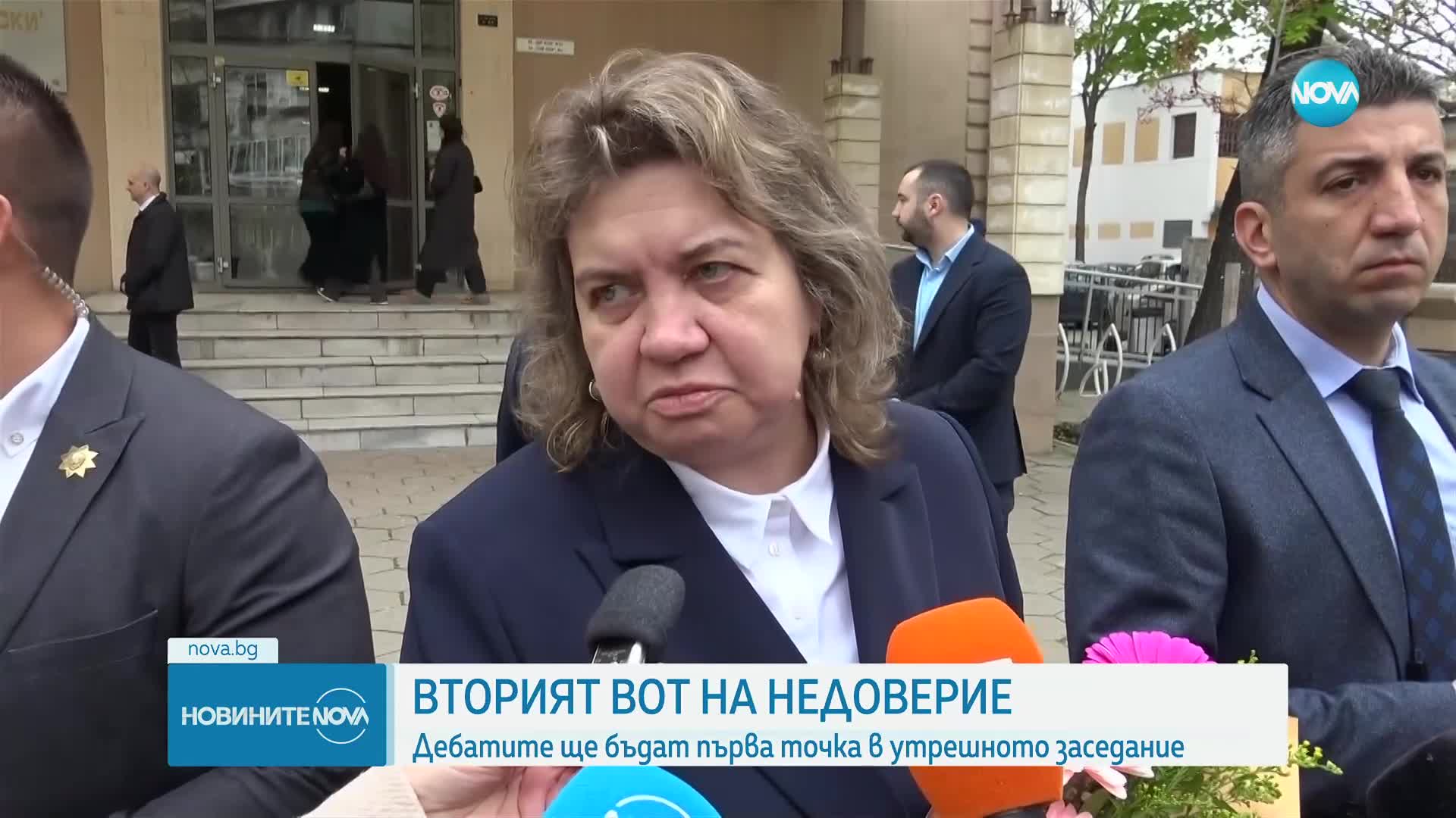 Наталия Киселова: Работата на НС потръгна и вотът на недоверие няма да я затрудни