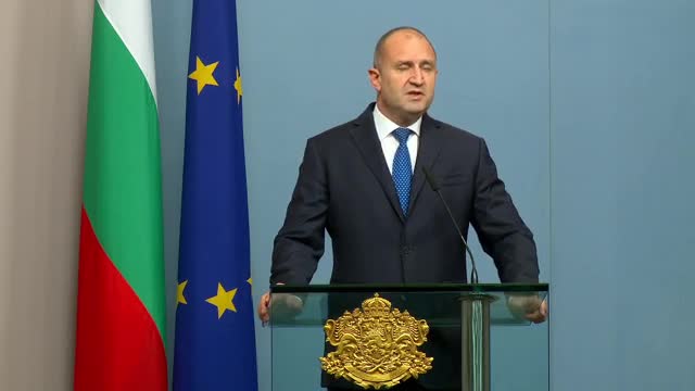 Президентът Румен Радев с обръщение към нацията