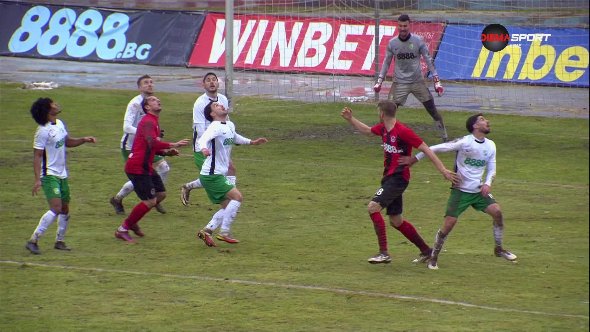 Goal by Lokomotiv Sofia