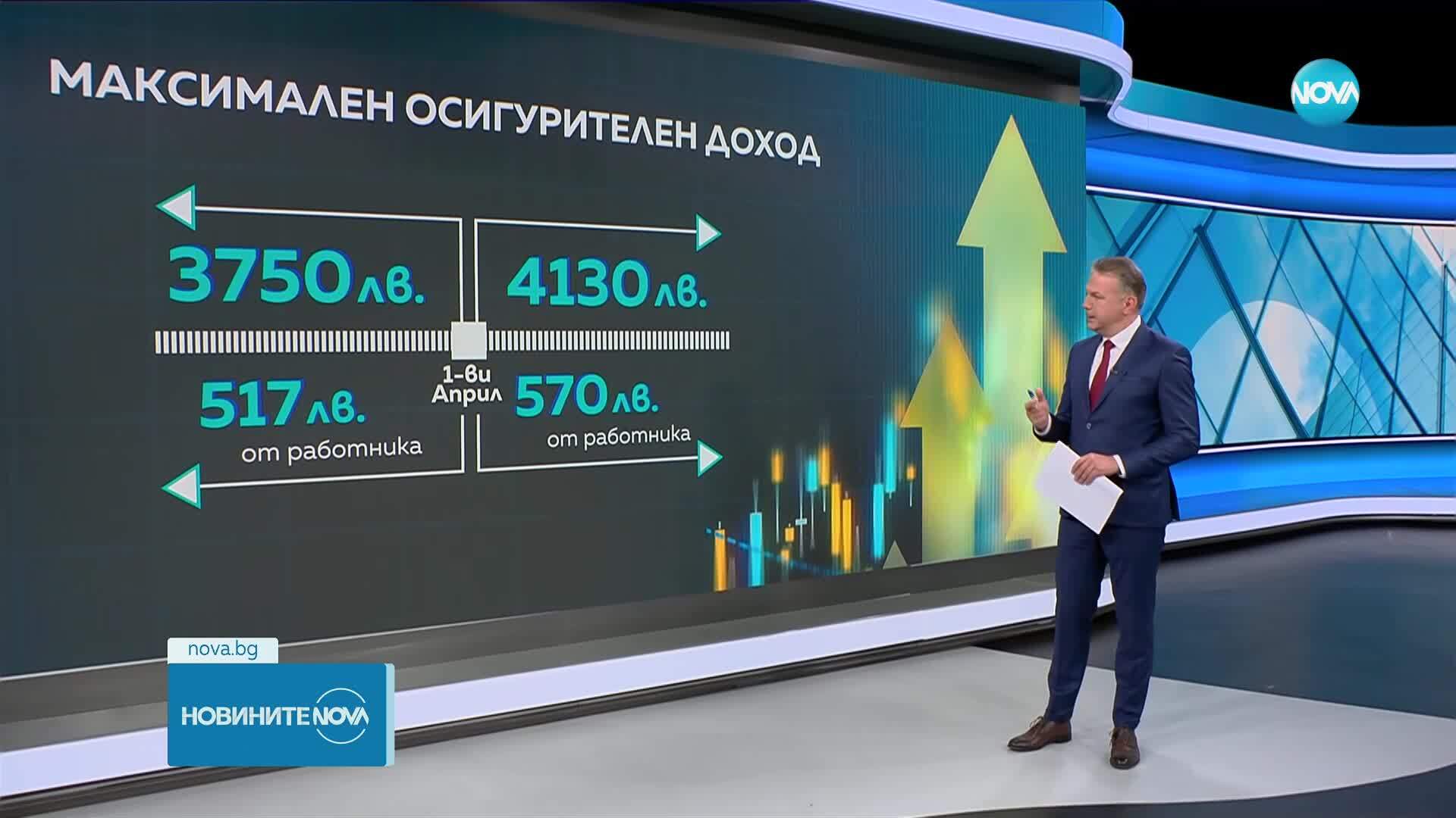 От днес: По-високи максимален и минимален осигурителен доход