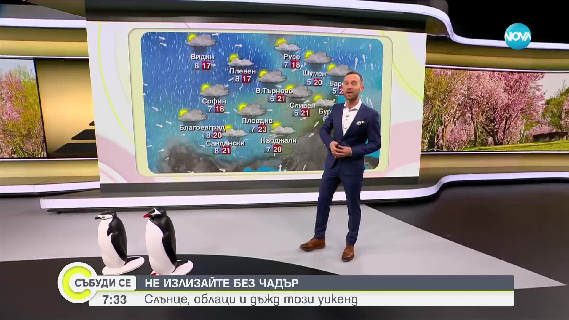 Прогноза за времето (1.04.2023 - сутрешна)