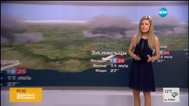 Прогноза за времето (12.08.2016 - сутрешна)