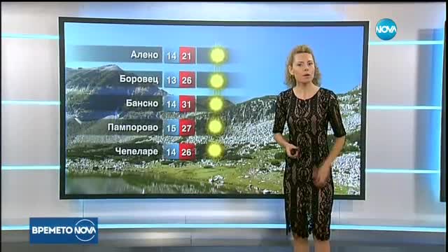 Прогноза за времето (11.08.2017 - обедна емисия)