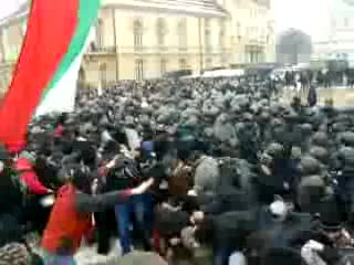 Полицейско Насилие На Протеста В София