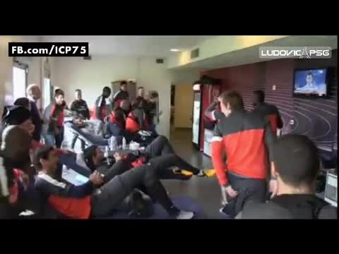Вижте как реагираха играчите на Псж след жребият в Шл!
