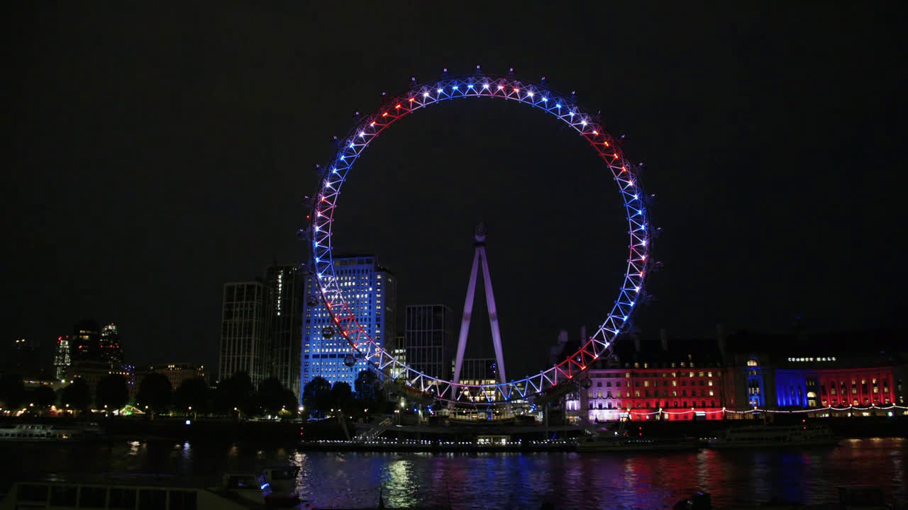 London Eye turns red, white and blue for new royal baby boy
