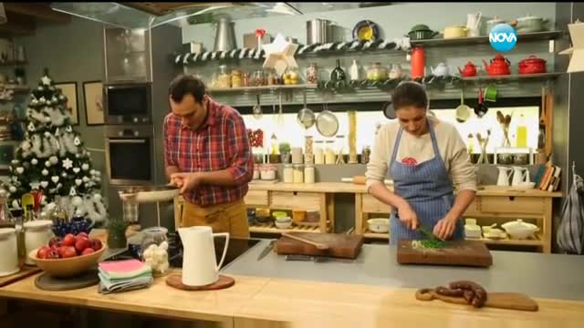 Чоризо с гъби на тиган - Бон апети (05.01.2016)