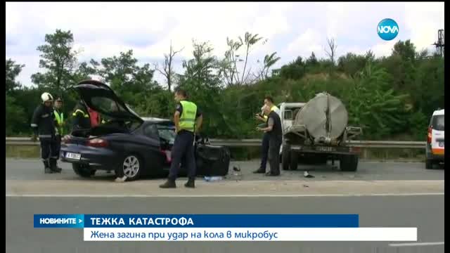 Жена загина на пътя Враца - Мездра