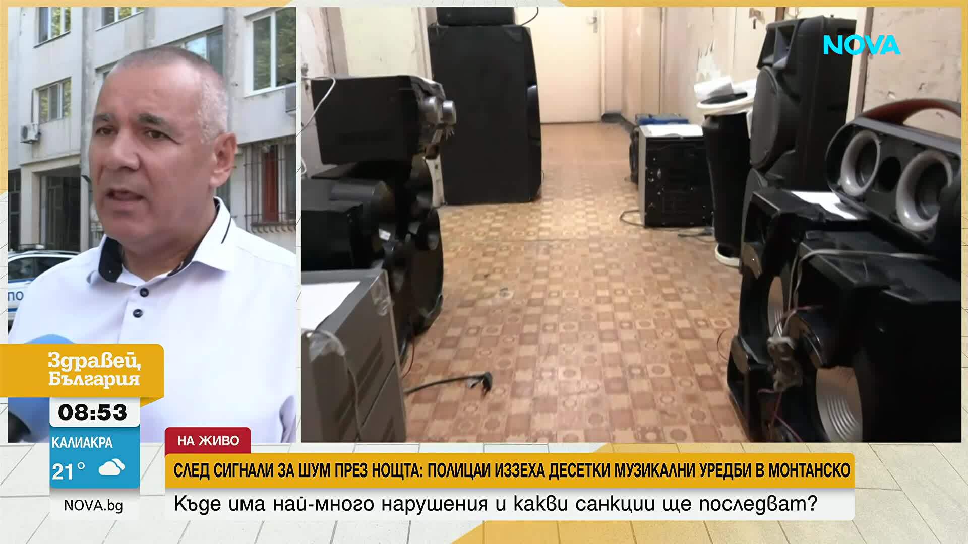 Акция на полицията в Монтанско срещу нарушителите на тишината