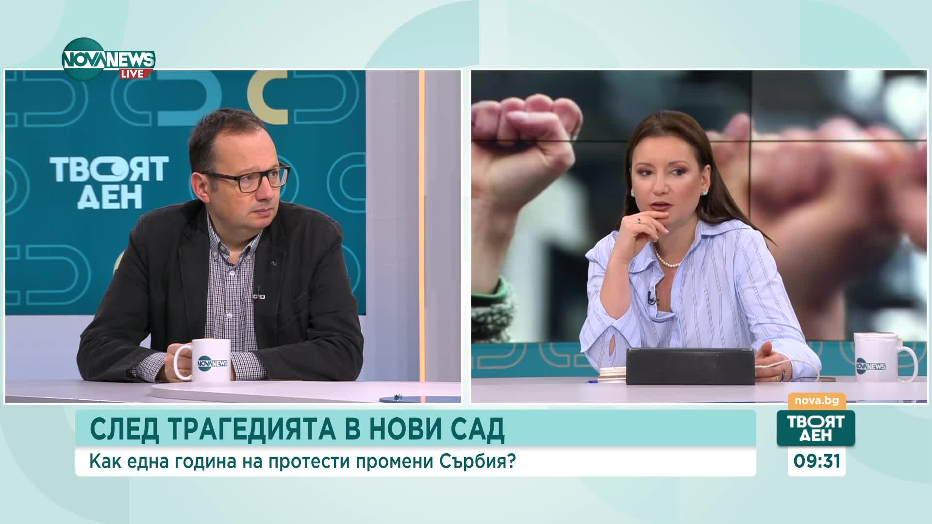 Напрежение в Белград: Стотици протестиращи бяха напът да се сбият с поддръжници на Вучич