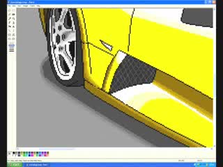Как Се Рисува Lambo Murcielago C Ms Paint