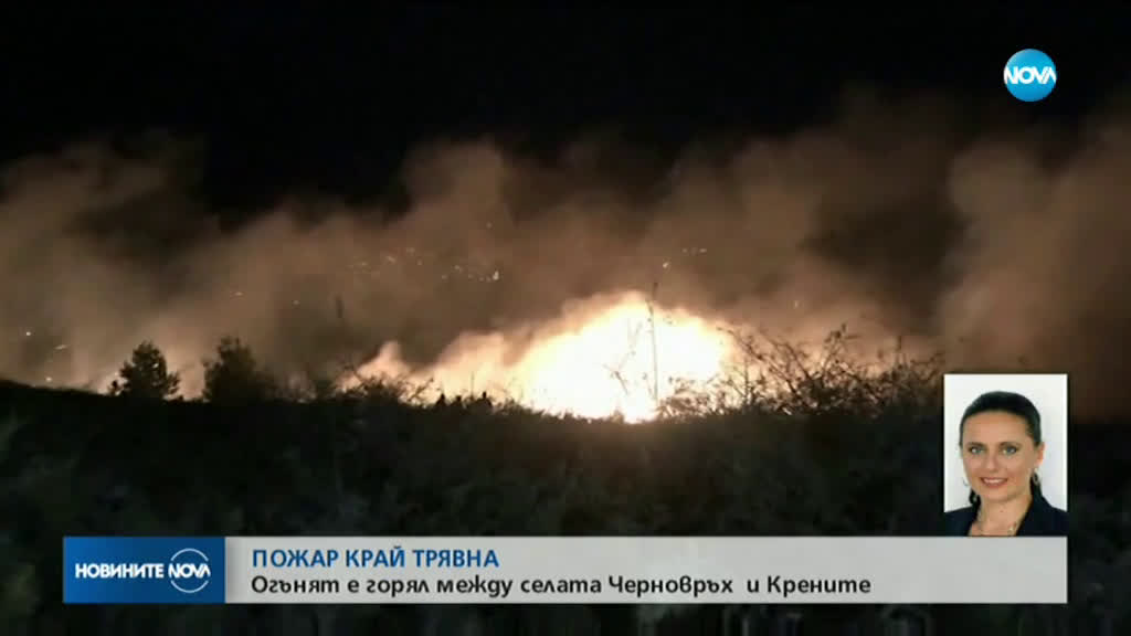 Потушиха пожара край Трявна