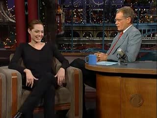Angelina Jolie On Late Show With David Letterman Dec 17 1998