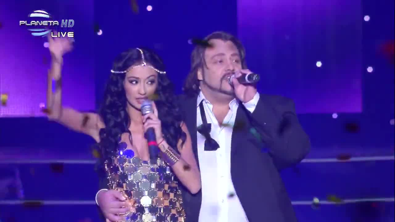 720p / Ани Хоанг ft. Люси - Точно по мярка / Ако питаш пиян ли съм / 12 години Планета Тв /